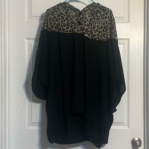 Lane Bryant poncho type shirt.